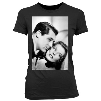 Cary Grant Women's Junior Cut Crewneck T-Shirt