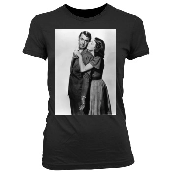 Cary Grant Women's Junior Cut Crewneck T-Shirt