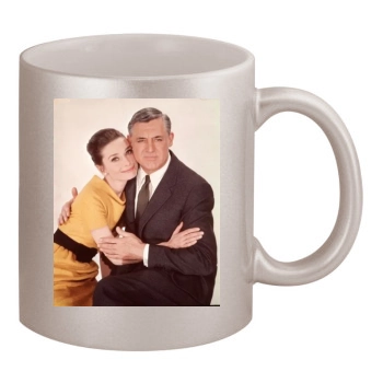 Cary Grant 11oz Metallic Silver Mug