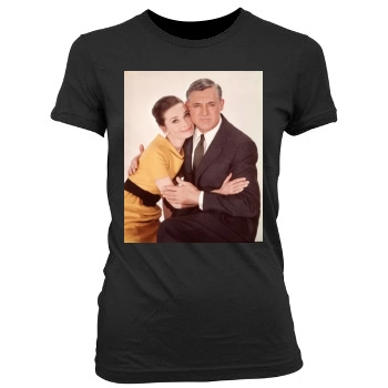 Cary Grant Women's Junior Cut Crewneck T-Shirt