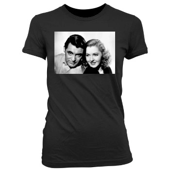 Cary Grant Women's Junior Cut Crewneck T-Shirt