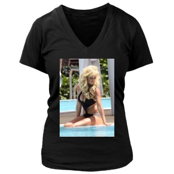 Bridget Marquardt Women's Deep V-Neck TShirt