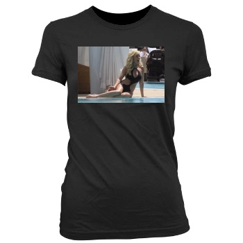 Bridget Marquardt Women's Junior Cut Crewneck T-Shirt