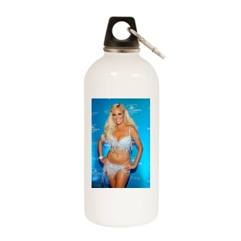 Bridget Marquardt White Water Bottle With Carabiner