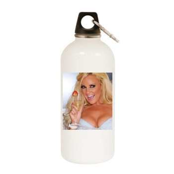 Bridget Marquardt White Water Bottle With Carabiner