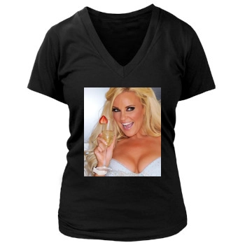 Bridget Marquardt Women's Deep V-Neck TShirt