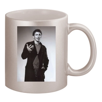 James Franco 11oz Metallic Silver Mug