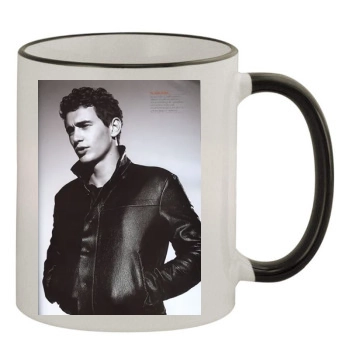 James Franco 11oz Colored Rim & Handle Mug