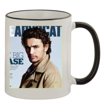 James Franco 11oz Colored Rim & Handle Mug