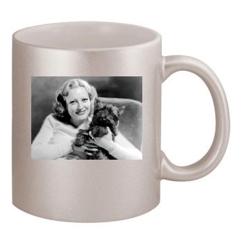 Joan Crawford 11oz Metallic Silver Mug