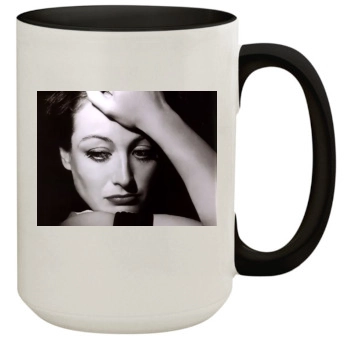 Joan Crawford 15oz Colored Inner & Handle Mug