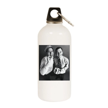 Tony Randall White Water Bottle With Carabiner