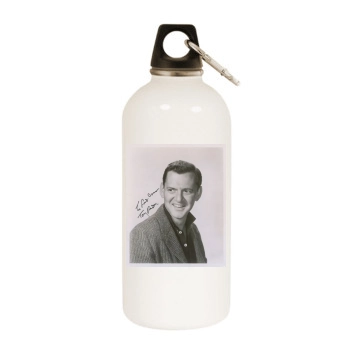 Tony Randall White Water Bottle With Carabiner