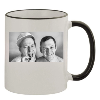 Tony Randall 11oz Colored Rim & Handle Mug