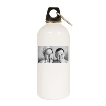 Tony Randall White Water Bottle With Carabiner