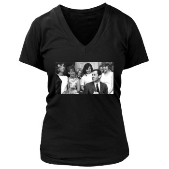 Tony Randall Women's Deep V-Neck TShirt