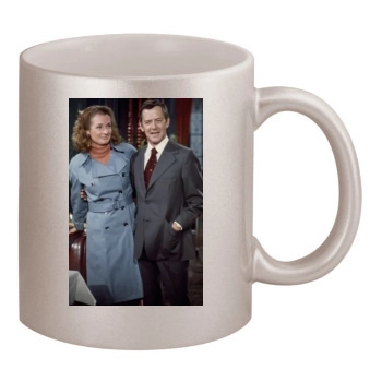 Tony Randall 11oz Metallic Silver Mug