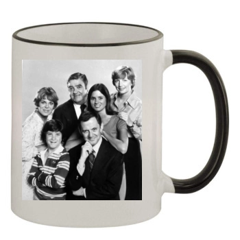 Tony Randall 11oz Colored Rim & Handle Mug