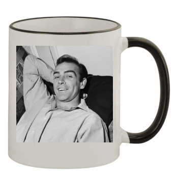 Sean Connery 11oz Colored Rim & Handle Mug