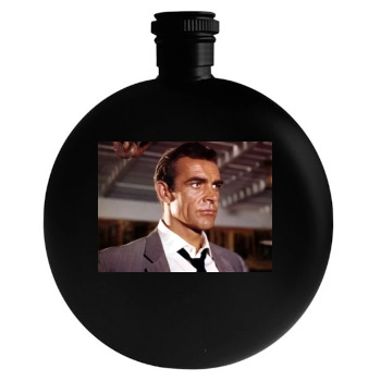 Sean Connery Round Flask