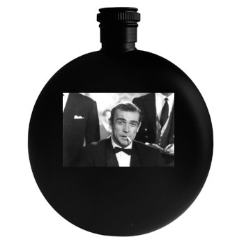 Sean Connery Round Flask