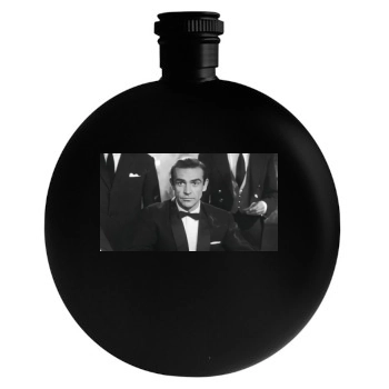 Sean Connery Round Flask