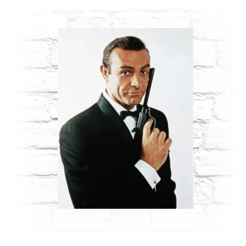 Sean Connery Metal Wall Art