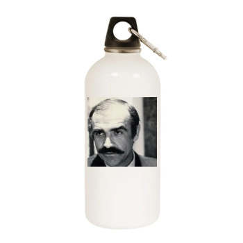 Sean Connery White Water Bottle With Carabiner