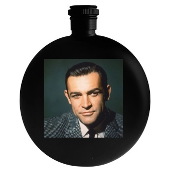 Sean Connery Round Flask