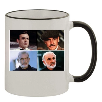 Sean Connery 11oz Colored Rim & Handle Mug