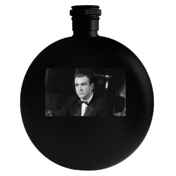 Sean Connery Round Flask