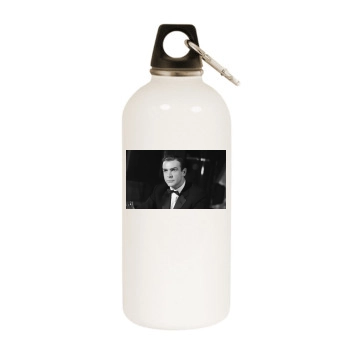 Sean Connery White Water Bottle With Carabiner