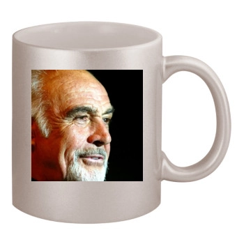 Sean Connery 11oz Metallic Silver Mug