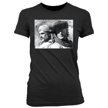 Sean Connery Women's Junior Cut Crewneck T-Shirt