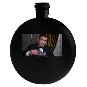 Sean Connery Round Flask