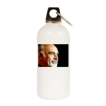 Sean Connery White Water Bottle With Carabiner