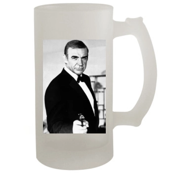 Sean Connery 16oz Frosted Beer Stein