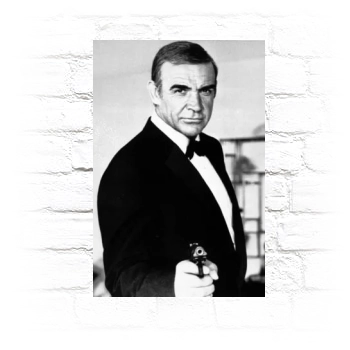 Sean Connery Metal Wall Art