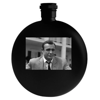 Sean Connery Round Flask