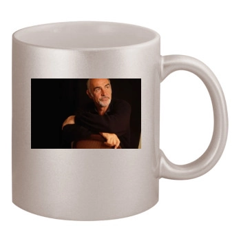 Sean Connery 11oz Metallic Silver Mug