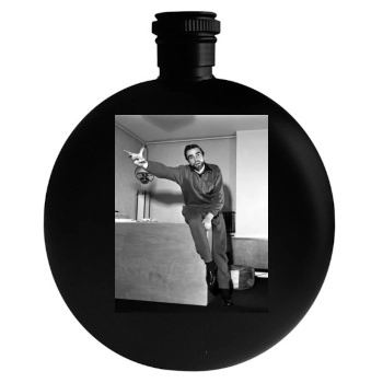 Sean Connery Round Flask