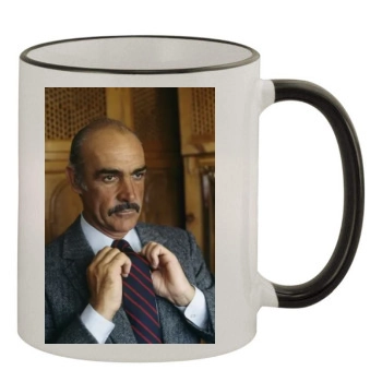 Sean Connery 11oz Colored Rim & Handle Mug