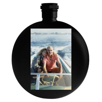 Sean Connery Round Flask