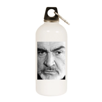 Sean Connery White Water Bottle With Carabiner