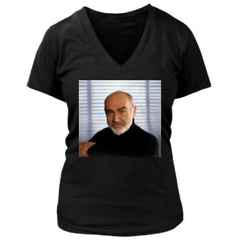 Sean Connery Women's Deep V-Neck TShirt