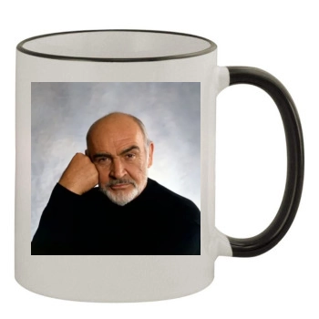 Sean Connery 11oz Colored Rim & Handle Mug