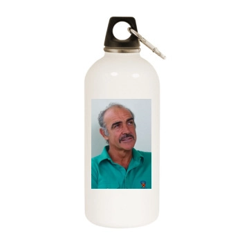 Sean Connery White Water Bottle With Carabiner