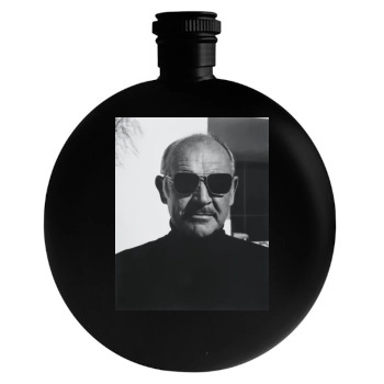 Sean Connery Round Flask