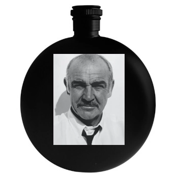 Sean Connery Round Flask