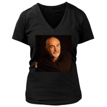 Sean Connery Women's Deep V-Neck TShirt